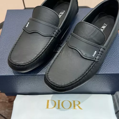Replica Christian Dior Leather Shoes For Men #1319302 $100.00 USD for Wholesale