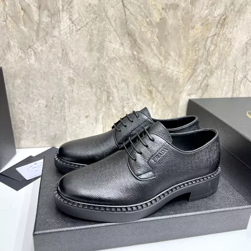 Prada Leather Shoes For Men #1319315 $105.00 USD, Wholesale Replica Prada Leather Shoes