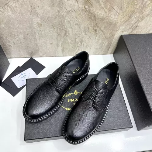 Replica Prada Leather Shoes For Men #1319315 $105.00 USD for Wholesale