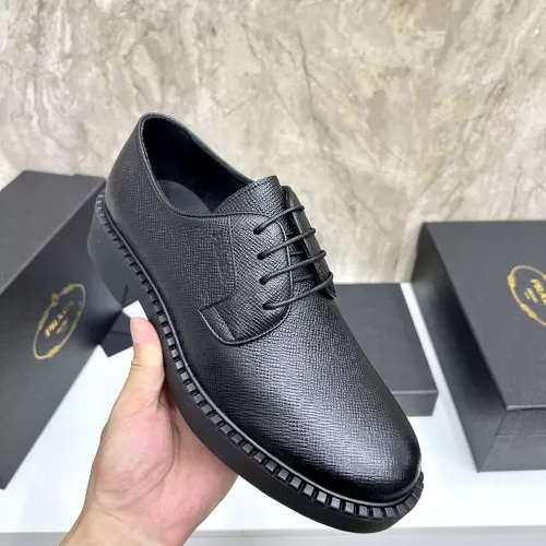 Replica Prada Leather Shoes For Men #1319315 $105.00 USD for Wholesale