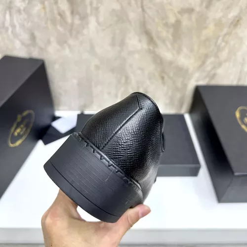 Replica Prada Leather Shoes For Men #1319315 $105.00 USD for Wholesale