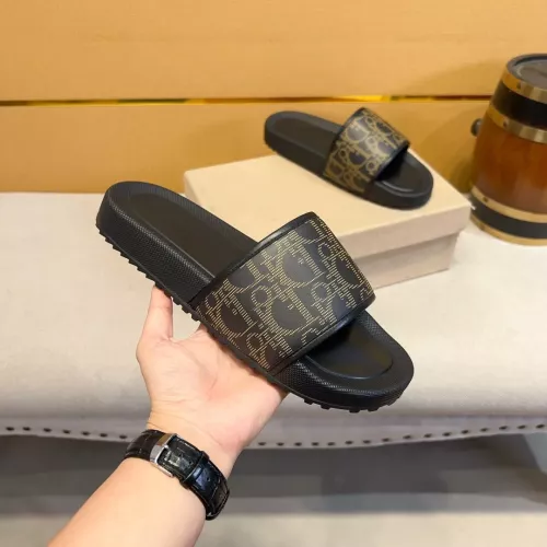 Replica Christian Dior Slippers For Men #1319496 $68.00 USD for Wholesale