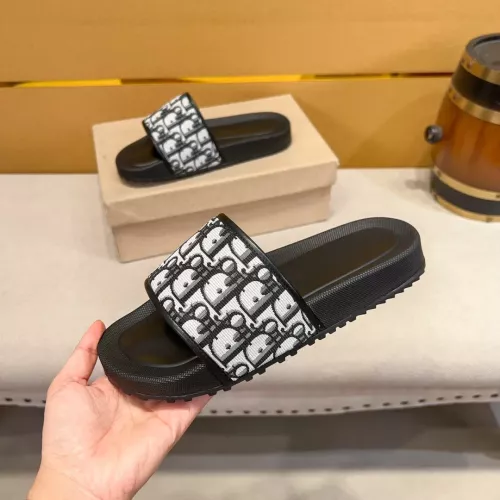 Replica Christian Dior Slippers For Men #1319497 $68.00 USD for Wholesale