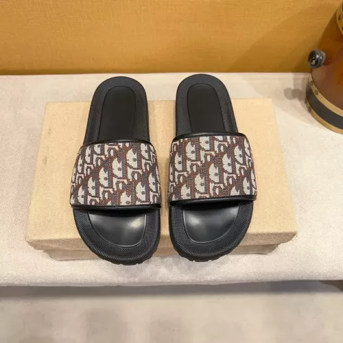 Replica Christian Dior Slippers For Men #1319498 $68.00 USD for Wholesale