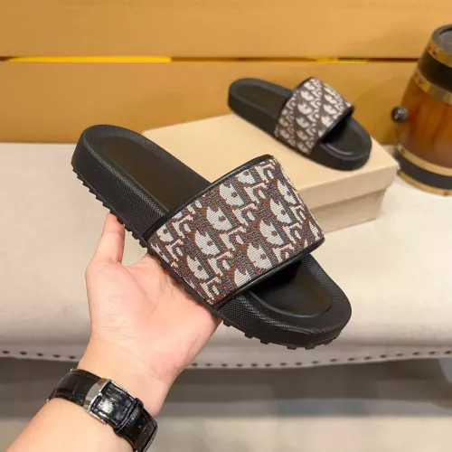Replica Christian Dior Slippers For Men #1319498 $68.00 USD for Wholesale