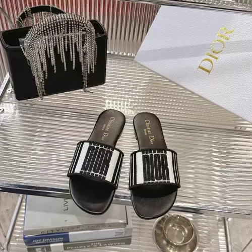 Replica Christian Dior Slippers For Women #1319502 $80.00 USD for Wholesale