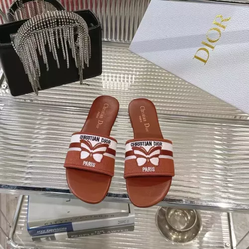 Replica Christian Dior Slippers For Women #1319503 $80.00 USD for Wholesale