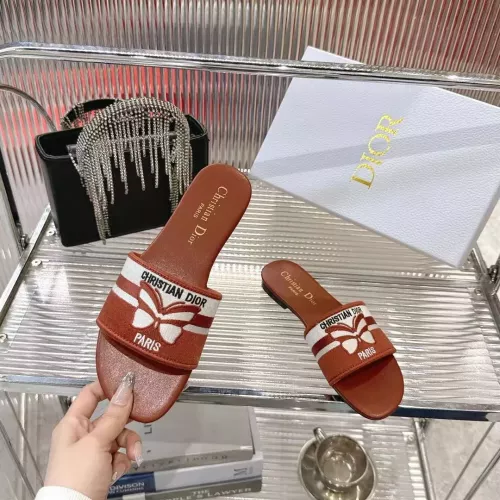 Replica Christian Dior Slippers For Women #1319503 $80.00 USD for Wholesale
