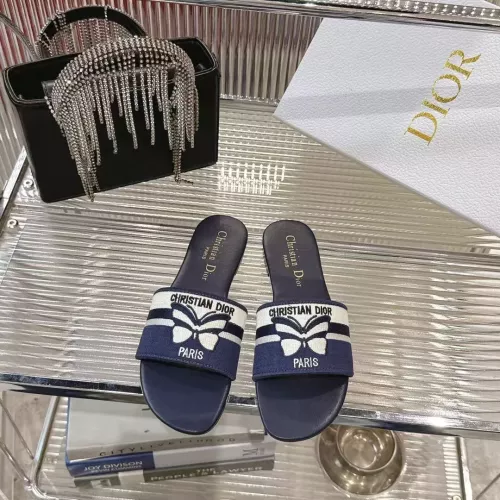 Replica Christian Dior Slippers For Women #1319504 $80.00 USD for Wholesale