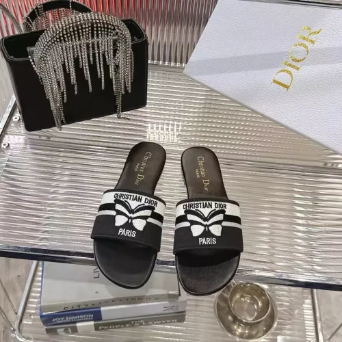 Replica Christian Dior Slippers For Women #1319505 $80.00 USD for Wholesale