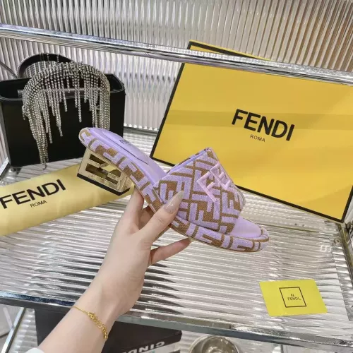 Replica Fendi Slippers For Women #1319509 $96.00 USD for Wholesale
