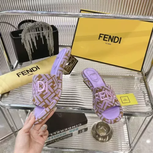 Replica Fendi Slippers For Women #1319509 $96.00 USD for Wholesale