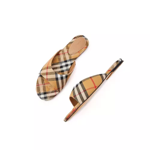 Burberry Slippers For Women #1319536 $82.00 USD, Wholesale Replica Burberry Slippers