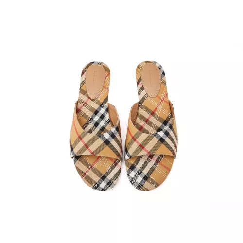 Replica Burberry Slippers For Women #1319536 $82.00 USD for Wholesale