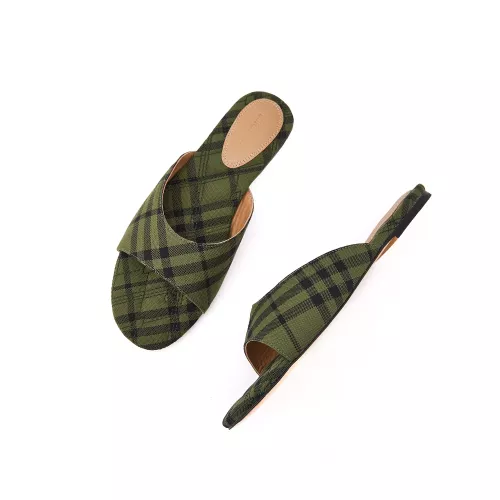 Burberry Slippers For Women #1319545 $82.00 USD, Wholesale Replica Burberry Slippers