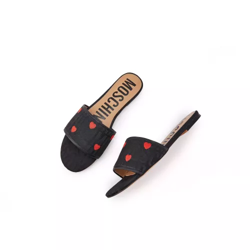 Moschino Slippers For Women #1319576 $82.00 USD, Wholesale Replica Moschino Slippers