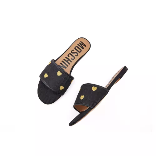 Moschino Slippers For Women #1319585 $82.00 USD, Wholesale Replica Moschino Slippers