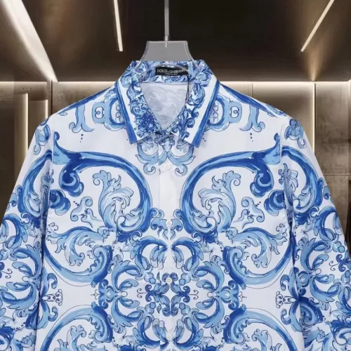 Replica Dolce & Gabbana D&G Shirts Long Sleeved For Unisex #1319613 $60.00 USD for Wholesale