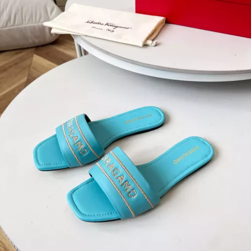 Salvatore Ferragamo Slippers For Women #1319619 $82.00 USD, Wholesale Replica Salvatore Ferragamo Slippers