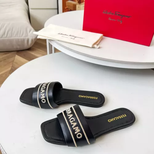 Salvatore Ferragamo Slippers For Women #1319620 $82.00 USD, Wholesale Replica Salvatore Ferragamo Slippers