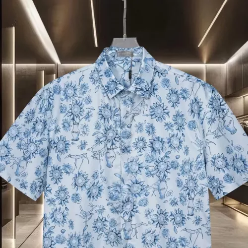 Replica Christian Dior Shirts Short Sleeved For Unisex #1319630 $60.00 USD for Wholesale