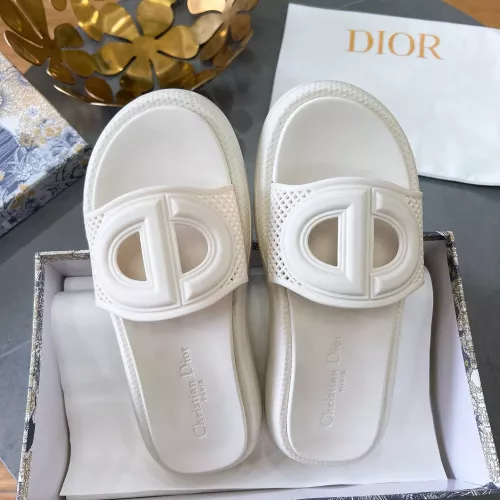 Replica Christian Dior Slippers For Women #1319647 $60.00 USD for Wholesale