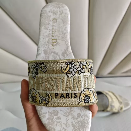 Replica Christian Dior Slippers For Women #1319713 $68.00 USD for Wholesale