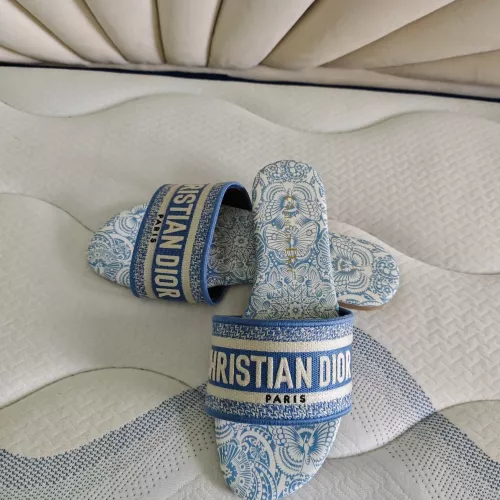 Replica Christian Dior Slippers For Women #1319723 $68.00 USD for Wholesale