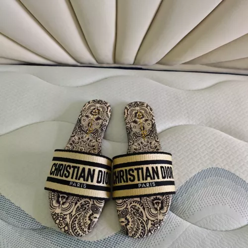 Replica Christian Dior Slippers For Women #1319724 $68.00 USD for Wholesale