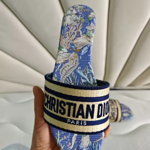 Replica Christian Dior Slippers For Women #1319727 $68.00 USD for Wholesale