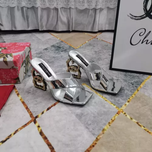 Replica Dolce & Gabbana D&G Slippers For Women #1319820 $128.00 USD for Wholesale