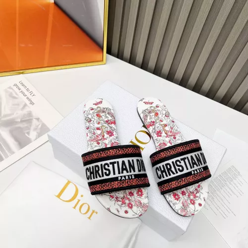 Replica Christian Dior Slippers For Women #1319828 $76.00 USD for Wholesale