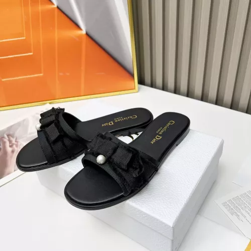 Replica Christian Dior Slippers For Women #1319834 $82.00 USD for Wholesale