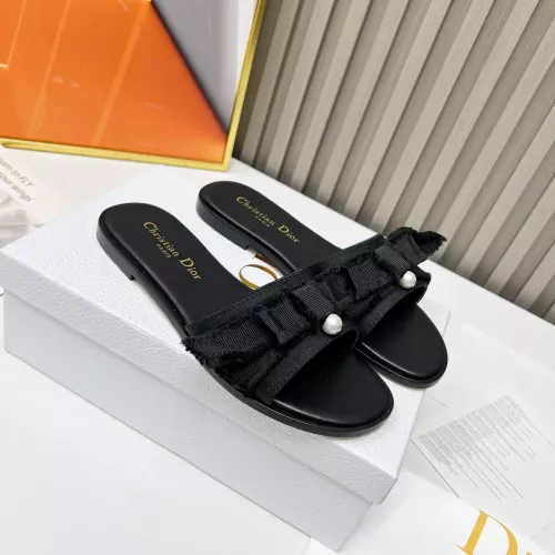 Replica Christian Dior Slippers For Women #1319834 $82.00 USD for Wholesale