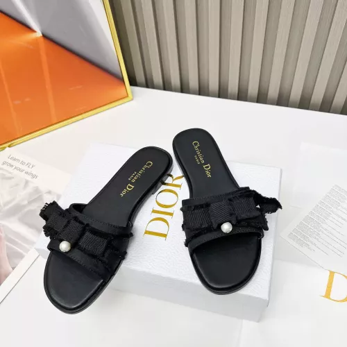 Replica Christian Dior Slippers For Women #1319834 $82.00 USD for Wholesale