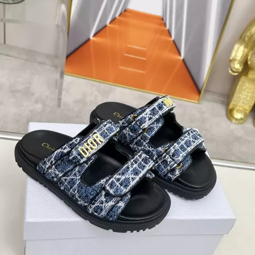 Replica Christian Dior Slippers For Women #1319851 $92.00 USD for Wholesale
