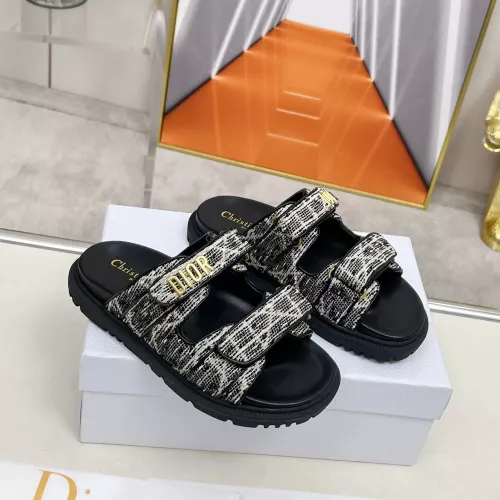 Replica Christian Dior Slippers For Women #1319852 $92.00 USD for Wholesale