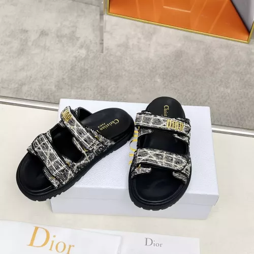 Replica Christian Dior Slippers For Women #1319852 $92.00 USD for Wholesale