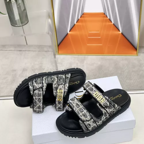 Replica Christian Dior Slippers For Women #1319852 $92.00 USD for Wholesale