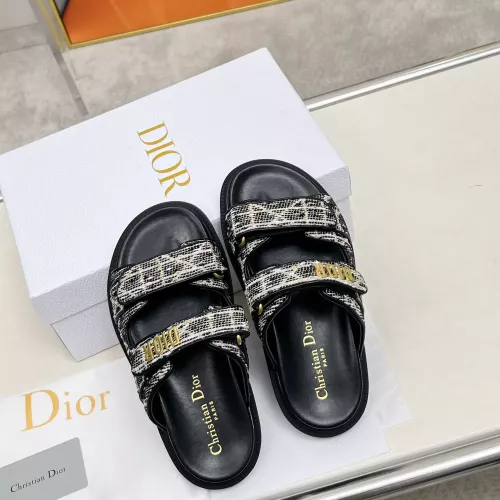 Replica Christian Dior Slippers For Women #1319852 $92.00 USD for Wholesale
