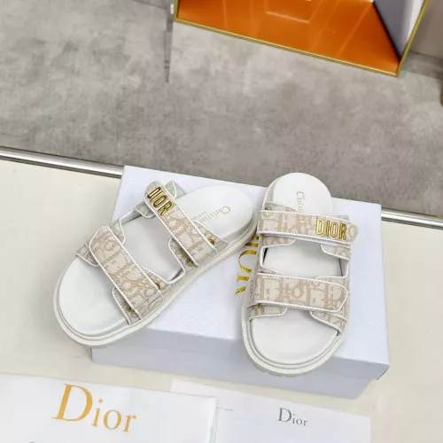 Replica Christian Dior Slippers For Women #1319866 $92.00 USD for Wholesale