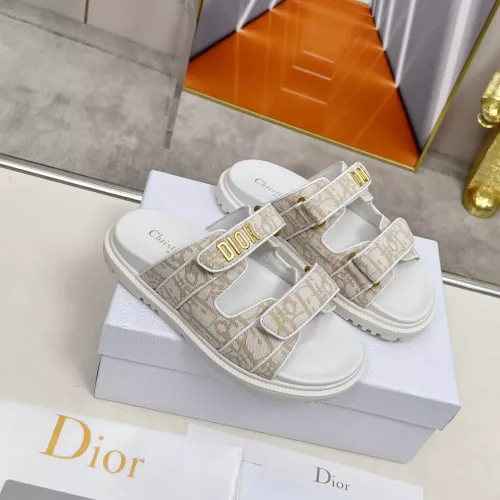 Replica Christian Dior Slippers For Women #1319870 $92.00 USD for Wholesale