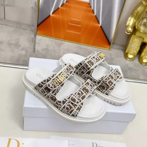 Replica Christian Dior Slippers For Women #1319871 $92.00 USD for Wholesale