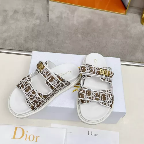 Replica Christian Dior Slippers For Women #1319871 $92.00 USD for Wholesale