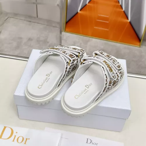 Replica Christian Dior Slippers For Women #1319871 $92.00 USD for Wholesale