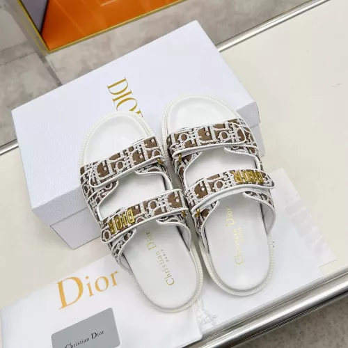 Replica Christian Dior Slippers For Women #1319871 $92.00 USD for Wholesale