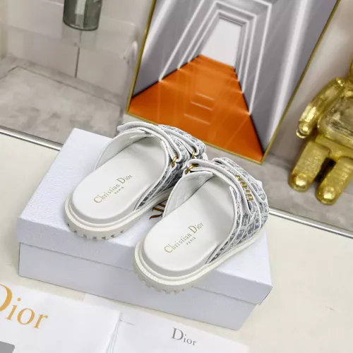 Replica Christian Dior Slippers For Women #1319872 $92.00 USD for Wholesale