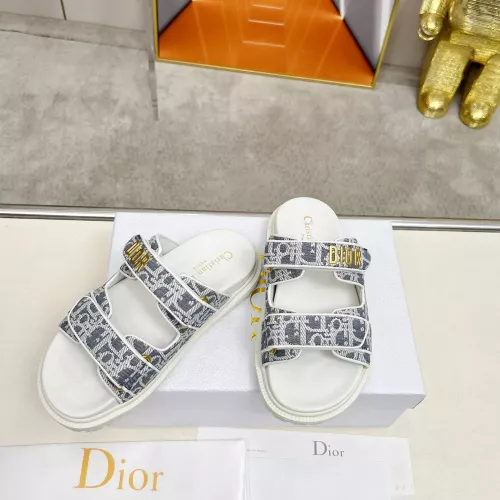 Replica Christian Dior Slippers For Women #1319872 $92.00 USD for Wholesale