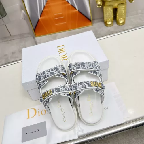 Replica Christian Dior Slippers For Women #1319872 $92.00 USD for Wholesale