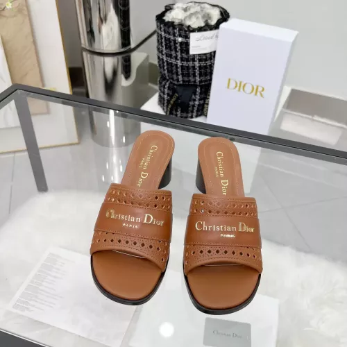 Replica Christian Dior Slippers For Women #1319975 $92.00 USD for Wholesale